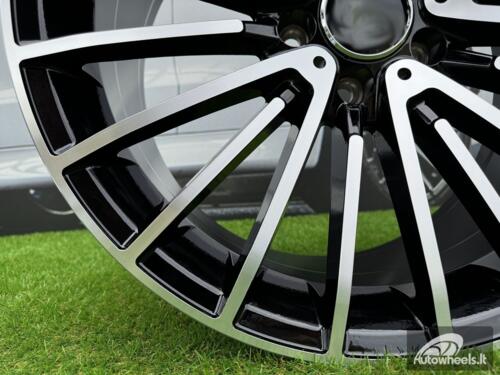 Ratlankis R18x8  5X112  ET  42  66.6  MR532  (FL-0235)  Black Polished (MB)  For MER  (P1)  (HYBRID FORGED)