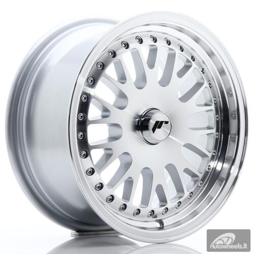 JR Wheels JR10 15x7 ET30 Blank Silver Machined Face