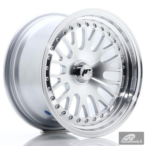 JR Wheels JR10 15x8 ET20 Blank Silver Machined Face