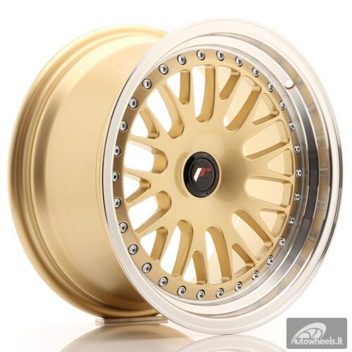 JR Wheels JR10 16x8 ET20 Blank Gold w/Machined Lip