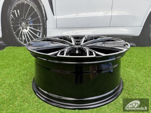 Ratlankis R21x8.5  5X112  ET  34  66.5  3S1277  Black Polished (MB)  For AUD  (K2+K4)  (HYBRID FORGED)