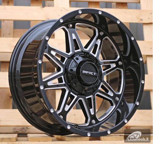 Ratlankis R20x10  12X135/139  ET  M12  106.1  1109A  Black (BL)  For 4X4  (K3)  (Milling)