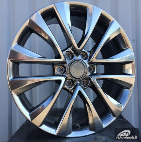 Ratlankis R20x8.5  6X139.7  ET  35  110.1  B1115  Hyper Black (HB)  For 4X4  (K3)  (For Toyota)