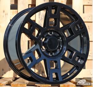 Ratlankis R20x9  6X139.7  ET  20  106.1  B1174  Black Polished (MB)  For TOYOT  (K3)