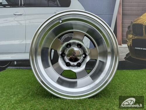 Ratlankis R15x12  6X139.7  ET  M78  110.1  B1313  Black Polished (MB)  For 4X4  (K3)