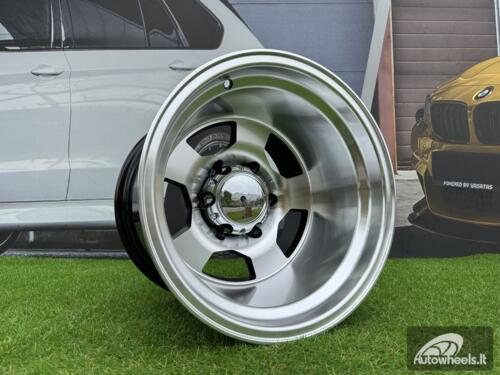 Ratlankis R15x12  6X139.7  ET  M78  110.1  B1313  Black Polished (MB)  For 4X4  (K3)