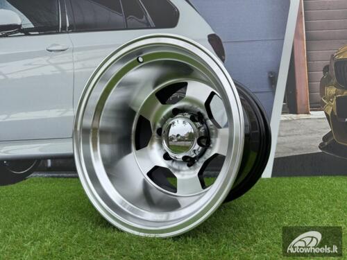 Ratlankis R15x12  6X139.7  ET  M78  110.1  B1313  Black Polished (MB)  For 4X4  (K3)
