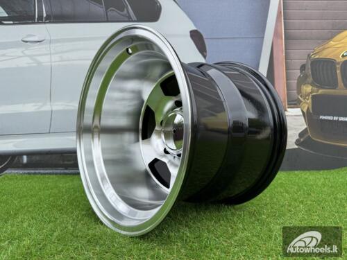 Ratlankis R15x12  6X139.7  ET  M78  110.1  B1313  Black Polished (MB)  For 4X4  (K3)
