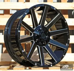 Ratlankis R20x9  6X139.7  ET  0  106.1  B1443  Black (BL)  For 4X4  (K3)