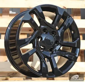 Ratlankis R18x7.5  6X139.7  ET  20  106.1  B1704  Black (BL)  For 4X4  (K3)  (For Toyota)