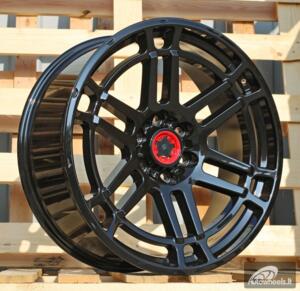 Ratlankis R22x9  6X139.7  ET  15  106.1  B1745  Gloss Black (GB)  For 4X4  (K3)