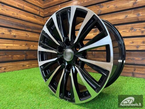 Ratlankis R18x8  6X139.7  ET  25  106.1  B1778  Black Polished (MB)  For 4X4  (K3)  (For Toyota)