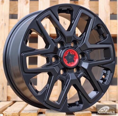 Ratlankis R18x7.5  6X139.7  ET  60  95.1  B1780  Black Half Matt (BLHM)  For 4X4  (K3)