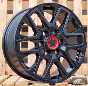 Ratlankis R18x7.5  6X139.7  ET  60  95.1  B1780  Black Half Matt (BLHM)  For 4X4  (K3)