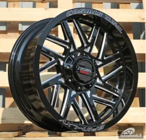 Ratlankis R20x9  6X139.7  ET  0  106.1  B1816  Black+Milling (BLML)  For 4X4  (K3)