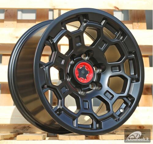 Ratlankis R17x9  6X139.7  ET  15  106.1  B1858  Black Matt (BM)  For 4X4  (K3)