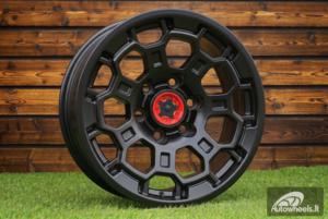 Ratlankis R17x9  6X139.7  ET  15  106.1  B1858  Black Matt (BM)  For 4X4  (K3)