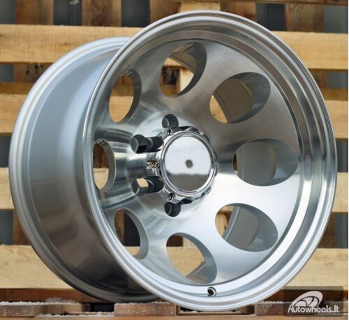 Ratlankis R16x10  6X139.7  ET  M44  110.1  BY997  Polished Silver (MS)  For 4X4  (K3)