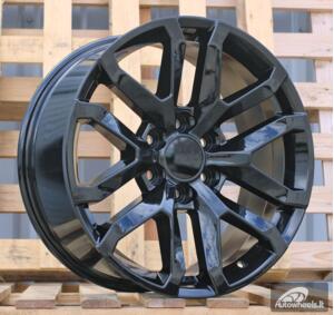 Ratlankis R20x9  6X139.7  ET  28  78.1  D1444  Black (BL)  For 4X4  (K3)