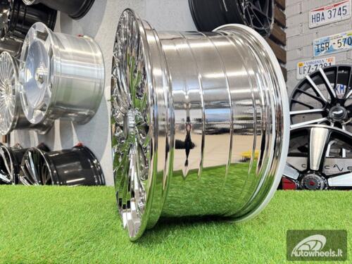 Ratlankis Mercedes 20 spoke Turbine style R19X9.5J 5X112 ET35 66.6 Chrome