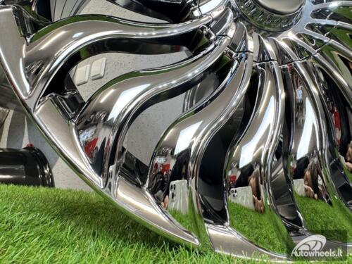 Ratlankis Mercedes 20 spoke Turbine style R19X9.5J 5X112 ET35 66.6 Chrome