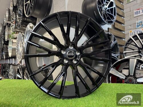 Ratlankis LR Defender, Range Rover Split spoke style R23X10.5J 5X120 ET35 72.6 Gloss black