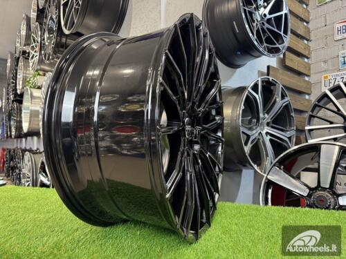 Ratlankis LR Defender, Range Rover Split spoke style R23X10.5J 5X120 ET35 72.6 Gloss black