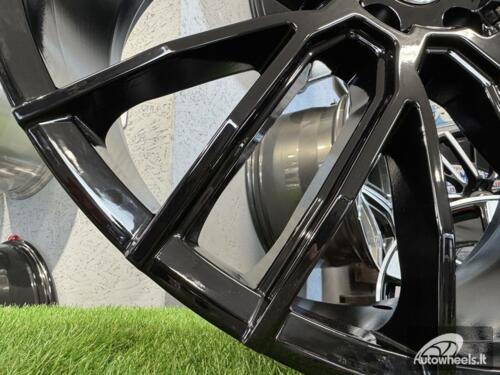 Ratlankis LR Defender, Range Rover Split spoke style R23X10.5J 5X120 ET35 72.6 Gloss black