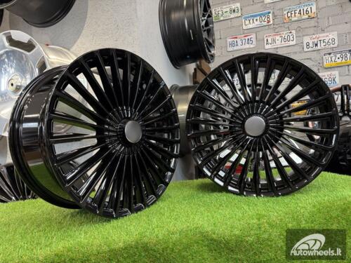 Ratlankis S/E/C Class Multispoke Style | R20X8.5J 5X112 ET35 66.6 Gloss black