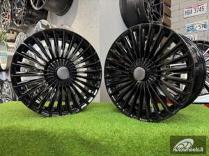 Ratlankis S/E/C Class Multispoke Style | R20X8.5J 5X112 ET35 66.6 Gloss black