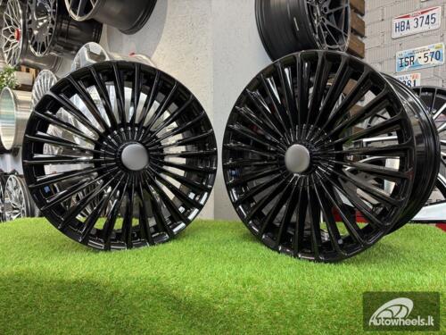 Ratlankis S/E/C Class Multispoke Style | R20X9.5J 5X112 ET42 66.6 Gloss black