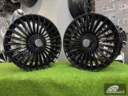 Ratlankis S/E/C Class Multispoke Style | R20X9.5J 5X112 ET42 66.6 Gloss black