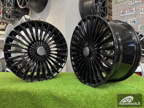 Ratlankis S/E/C Class Multispoke Style | R20X9.5J 5X112 ET42 66.6 Gloss black