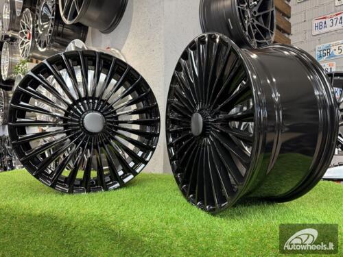 Ratlankis S/E/C Class Multispoke Style | R20X9.5J 5X112 ET42 66.6 Gloss black