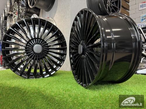 Ratlankis S/E/C Class Multispoke Style | R20X9.5J 5X112 ET42 66.6 Gloss black