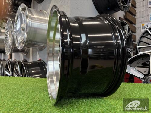 Ratlankis BBS RS Style R16X9J 4X100/4X108 ET15 74.1 Black with diamond Cut lip