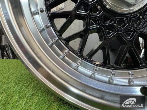 Ratlankis BBS RS Style R16X9J 4X100/4X108 ET15 74.1 Black with diamond Cut lip