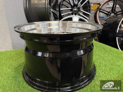Ratlankis BBS RS Style R16X9J 4X100/4X108 ET15 74.1 Black with diamond Cut lip