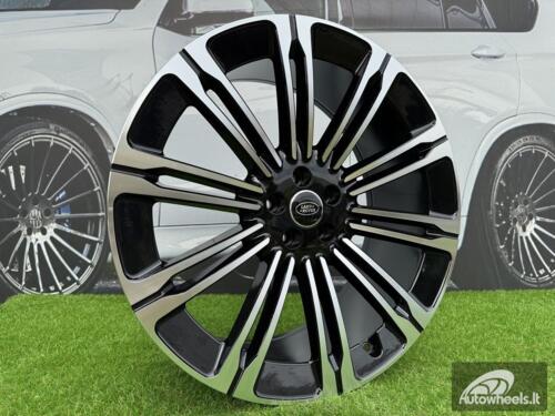 Ratlankis R23x9.5  5X120  ET  42.5  72.6  3S1066V  (IN1125V)  Black Polished (MB)  For LAND  (Z5)  ((For M14x1.5 bolts))