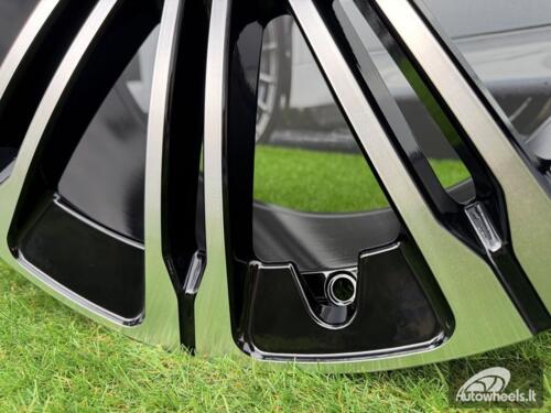 Ratlankis R23x9.5  5X120  ET  42.5  72.6  3S1066V  (IN1125V)  Black Polished (MB)  For LAND  (Z5)  ((For M14x1.5 bolts))
