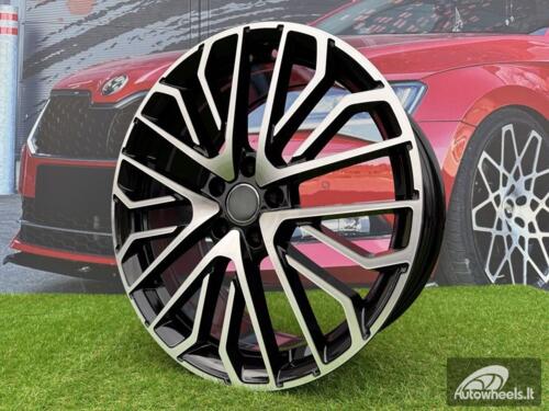 Ratlankis R22x10  5X112  ET  26  66.5  3S1261  (HA0039)  Black Polished (MB)  For AUD  (K8)  (HYBRID FORGED)