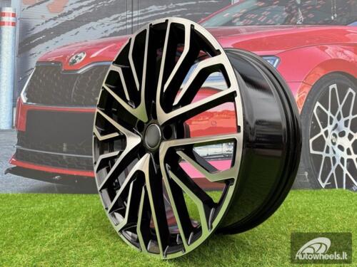 Ratlankis R22x10  5X112  ET  26  66.5  3S1261  (HA0039)  Black Polished (MB)  For AUD  (K8)  (HYBRID FORGED)