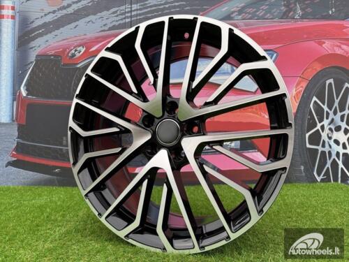Ratlankis R22x10  5X112  ET  21  66.5  3S1261  (HA0039)  Black Polished (MB)  For AUD  (K8)  (HYBRID FORGED)