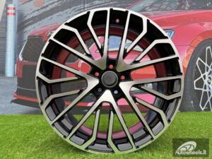 Ratlankis R22x10  5X112  ET  21  66.5  3S1261  (HA0039)  Black Polished (MB)  For AUD  (K8)  (HYBRID FORGED)
