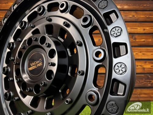 Ratlankis R20x9  6X139.7  ET  20  110.1  B1804  Satin Black (SB)  For 4X4  (Z4)