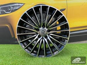 Ratlankis R20x9.5  5X112  ET  45  66.6  B5909  (FBX149)  Black Polished (MB)  For MER  (Z5)  (HYBRID FORGED Front+Rear)