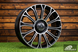 Ratlankis R18x8  5X112  ET  35  66.6  FBX003  Black Polished (MB)  For MER  (Z5)  (HYBRID FORGED)