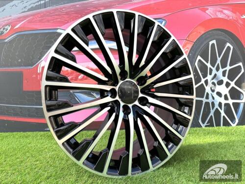 Ratlankis R20x8.5  5X112  ET  40  66.5  FBX132  Black Polished (MB)  For MER  (Z5)  (HYBRID FORGED Front+Rear)