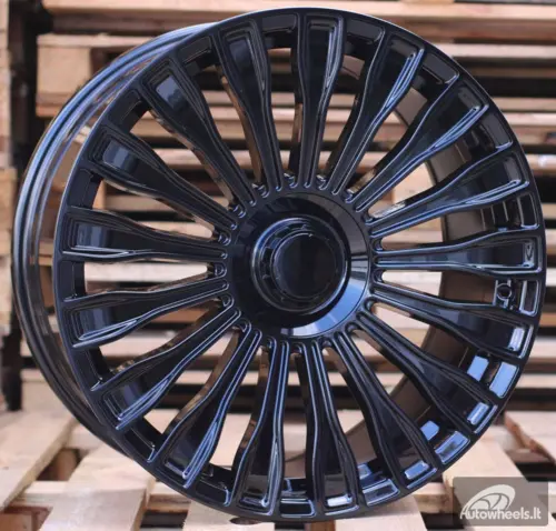 Ratlankis R20x9.5  5X112  ET  38  66.6  I0313  (FBX227)  Black (BL)  For MER  (Z5)  (HYBRID FORGED Front+Rear)
