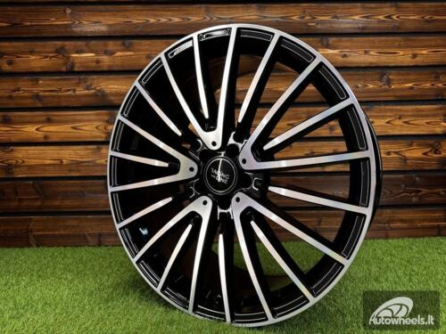 Ratlankis R19x9.5  5X112  ET  45  66.6  MR532  (FBX122)  Black Polished (MB)  For MER  (Z5)  (HYBRID FORGED Front+Rear)
